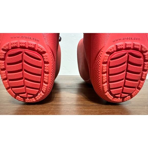 Crocs Freesail Rain Boot 203541-8C1 Flame Red Size W6 Relax Fit - Picture 6 of 10